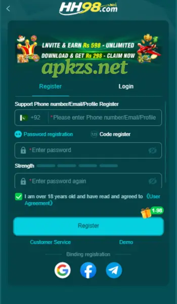 Hh98 register