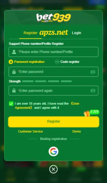 bet939 register